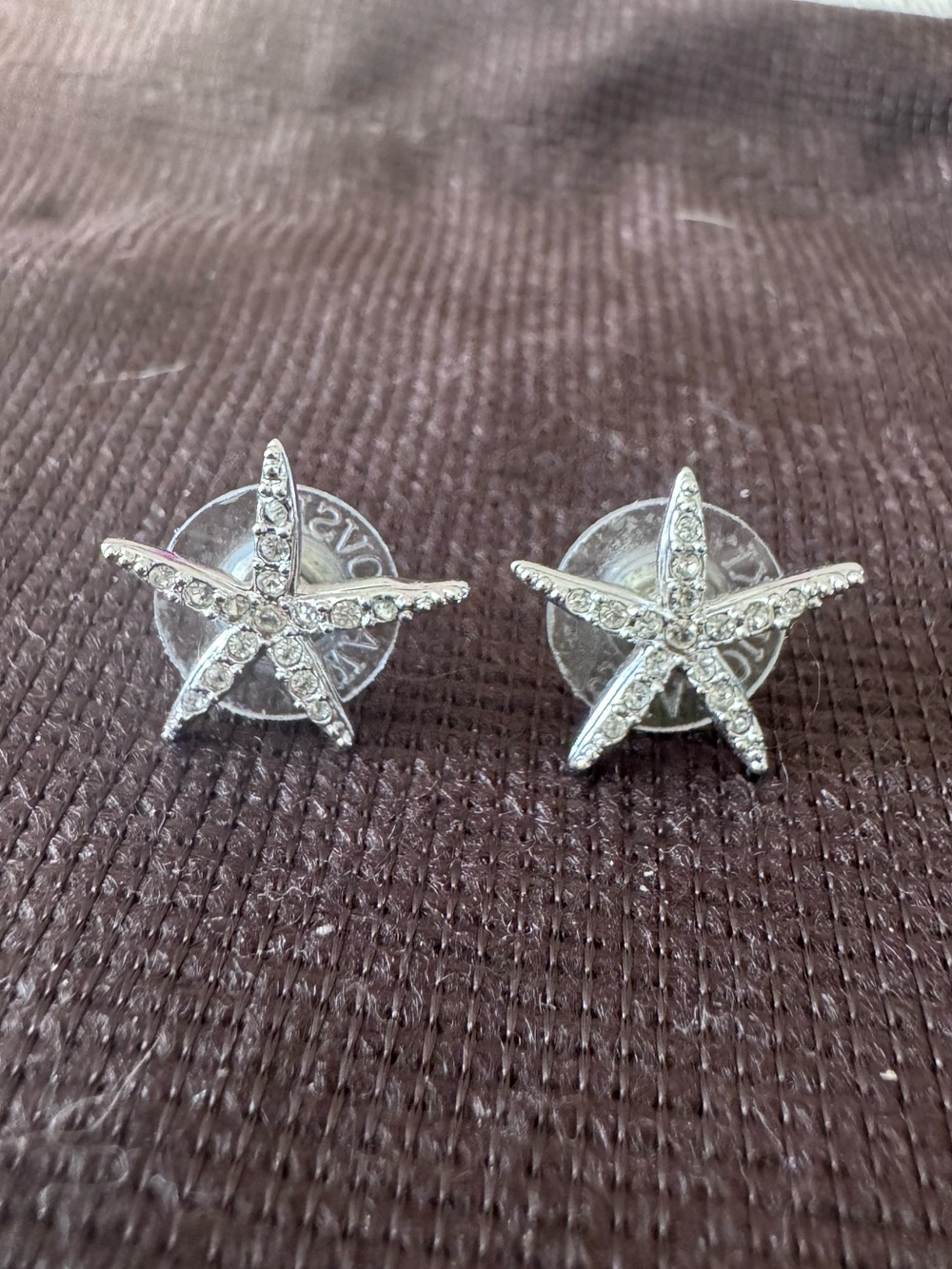 Swarovski Crystal Starfish Earrings